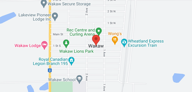 map of 0 Wakaw TRL